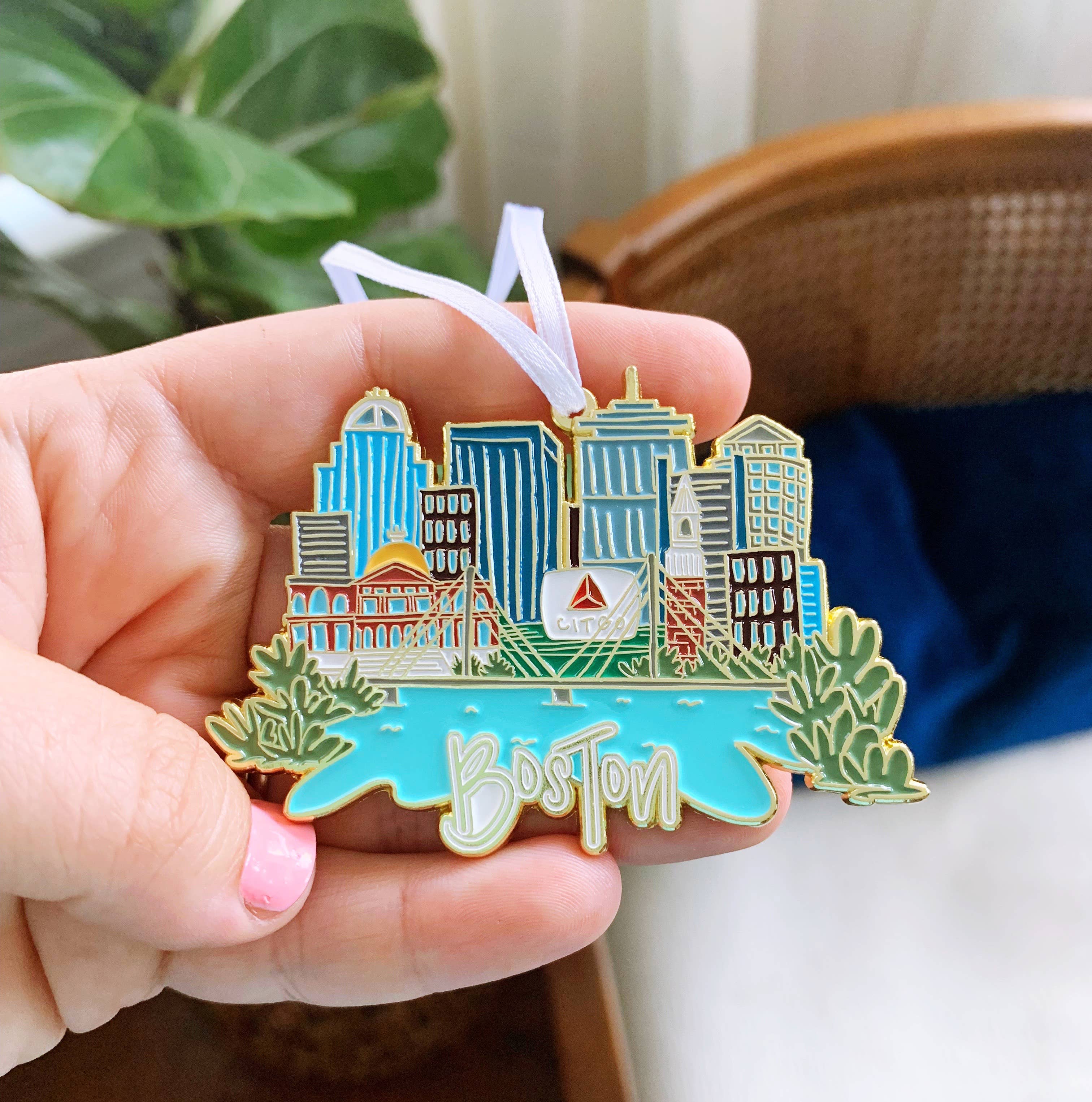 Anna Whitham Co. - Wholesale Ornament - Boston Ornament | Holiday Ornament | Cityscape Ornament | 0