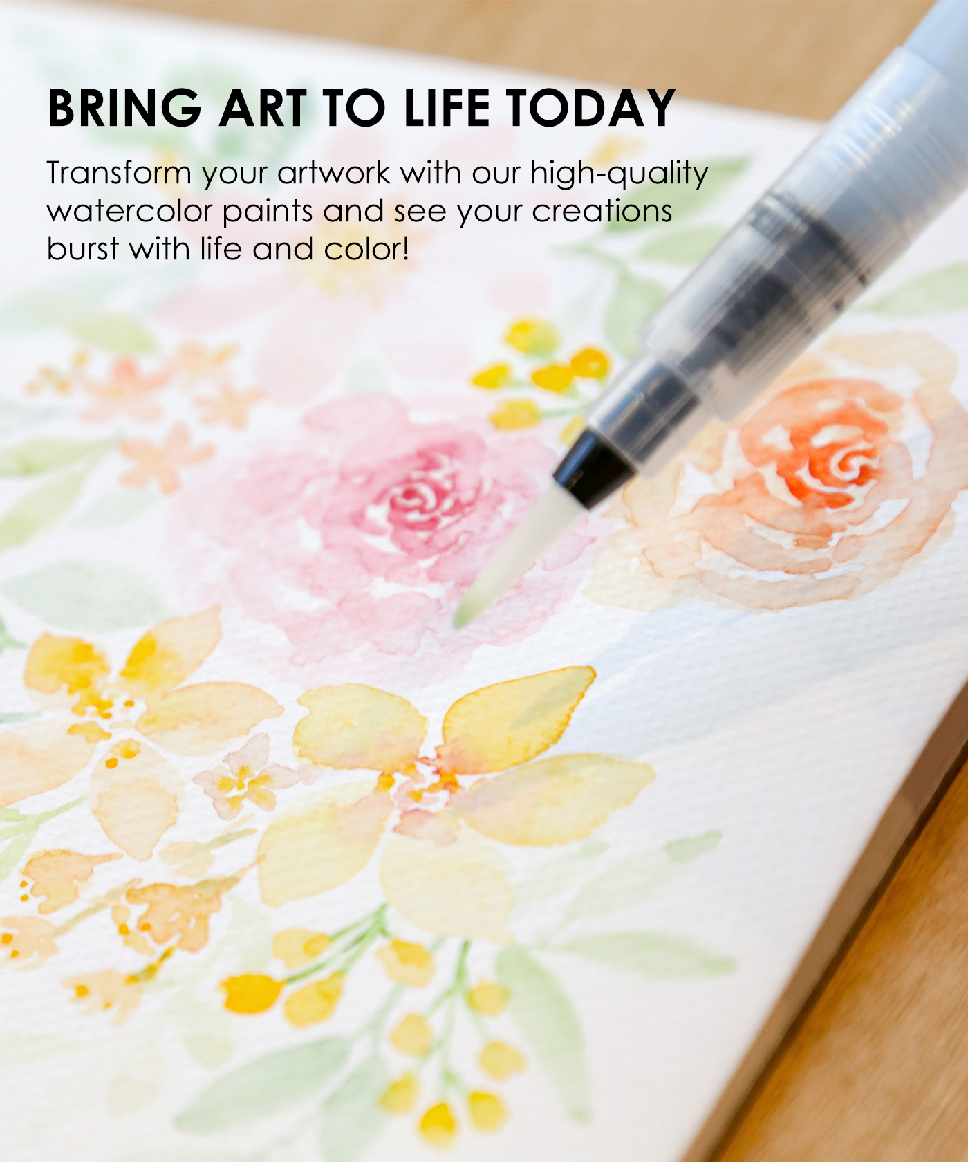 Grabie - Wholesale Watercolor Paint - Watercolor Pocket Set Of 12 With Brush - Essential Colors3