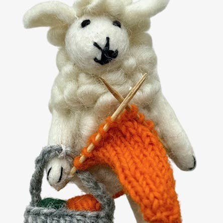 Giftsland - Wholesale Ornament - Knitting sheep ornament