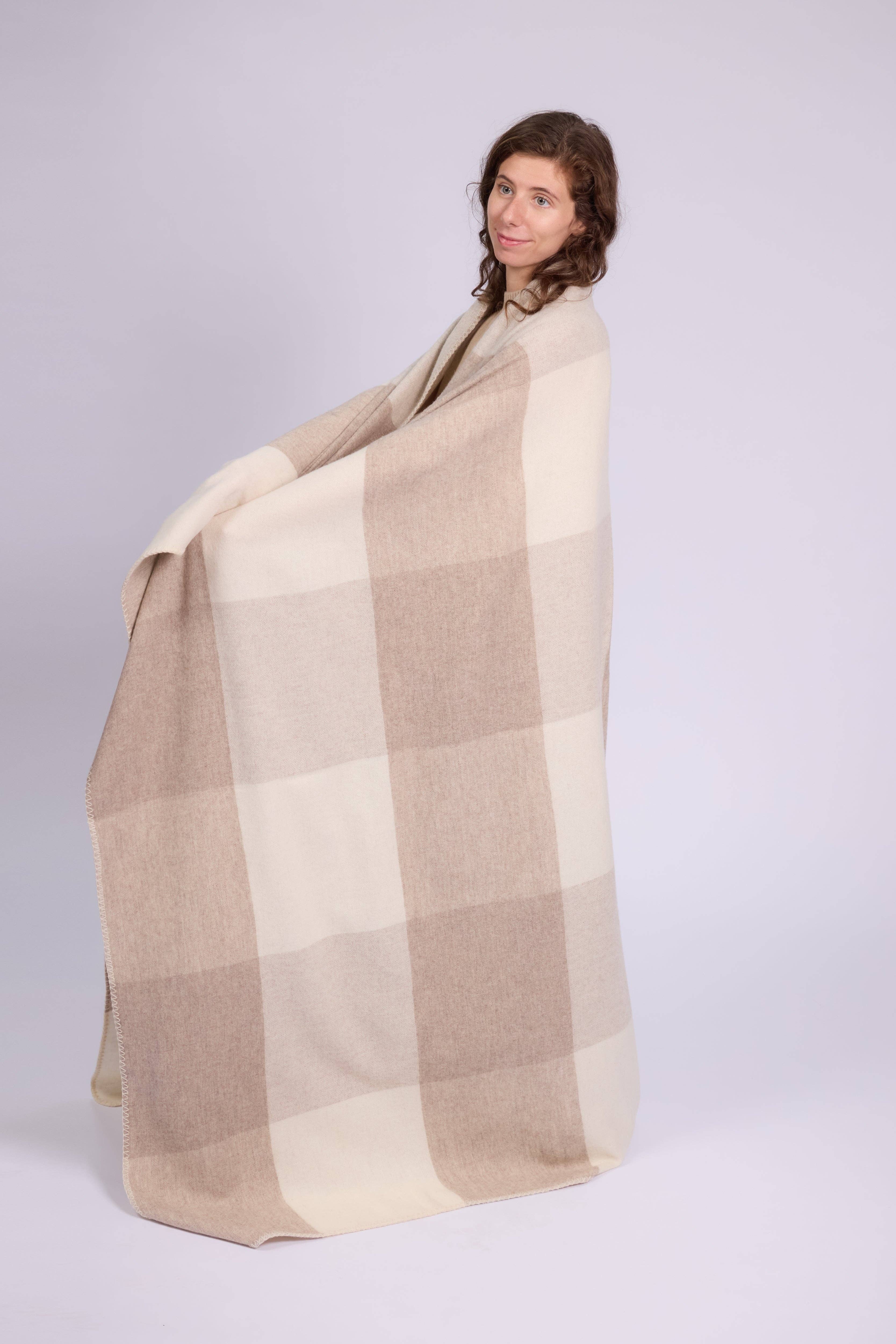Khishi Cashmere – Großhandel Überwurfdecke – Schafwolle 100% Überwurfdecke, Plaid0