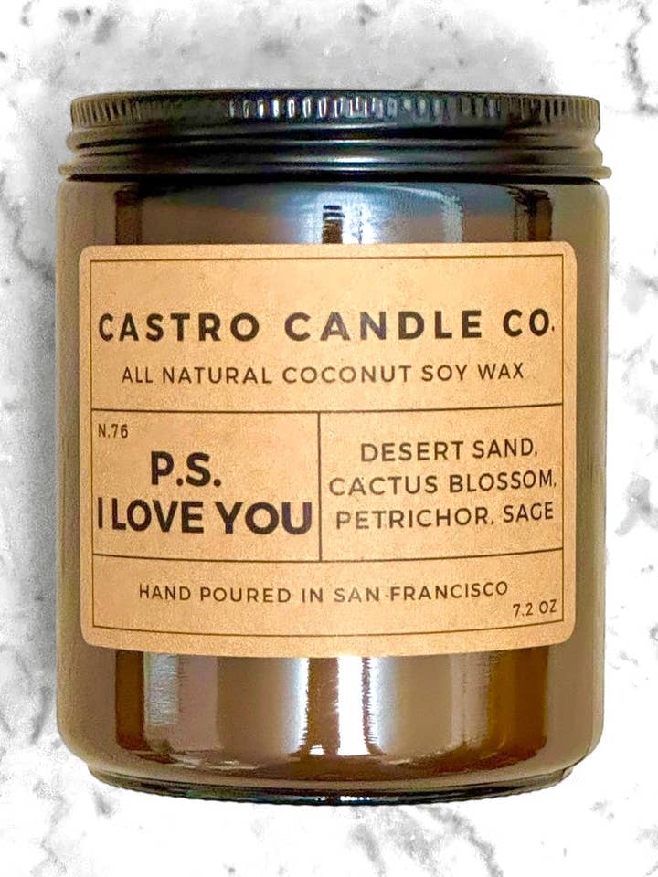 P.S. I Love You - Candle for wholesale by Castro Candle Co.