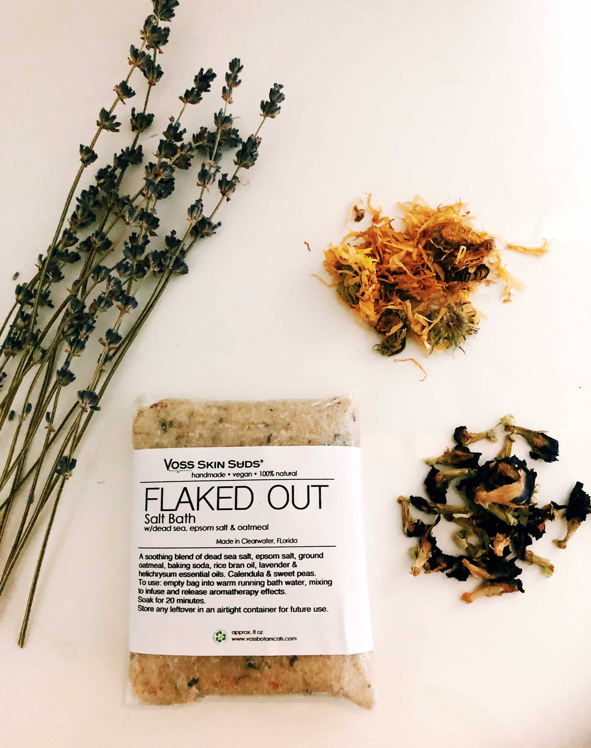 Voss Botanicals, LLC - Vendita all'ingrosso Sali da bagno - Set regalo Bath Salt Spa, set regalo, completamente naturale, vegano, fatto a mano, ricco di minerali per idratare la pelle, rilassare e riposare, disintossicare la pelle2