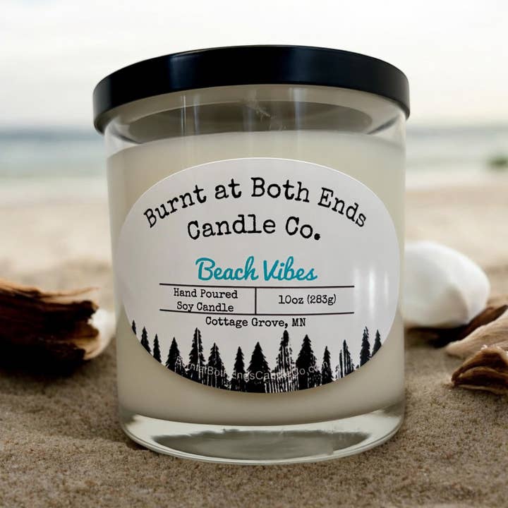 Beach Vibes - 10 oz for wholesale by Burnt at Both Ends Candle Co