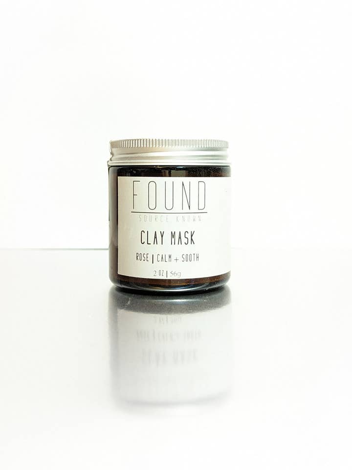 Clay Mask | Rose | Calm + Sooth for wholesale by Found Source Known