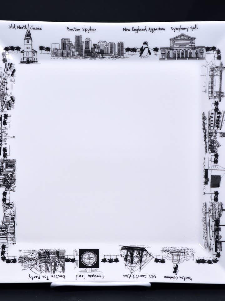 Boston Stor firkantet fad for engroshandel hos The Dish