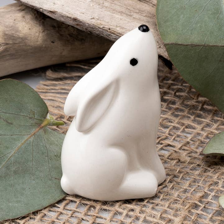 Send With Love Ceramic Stargazing Hare Charm for wholesale by CGB Giftware
