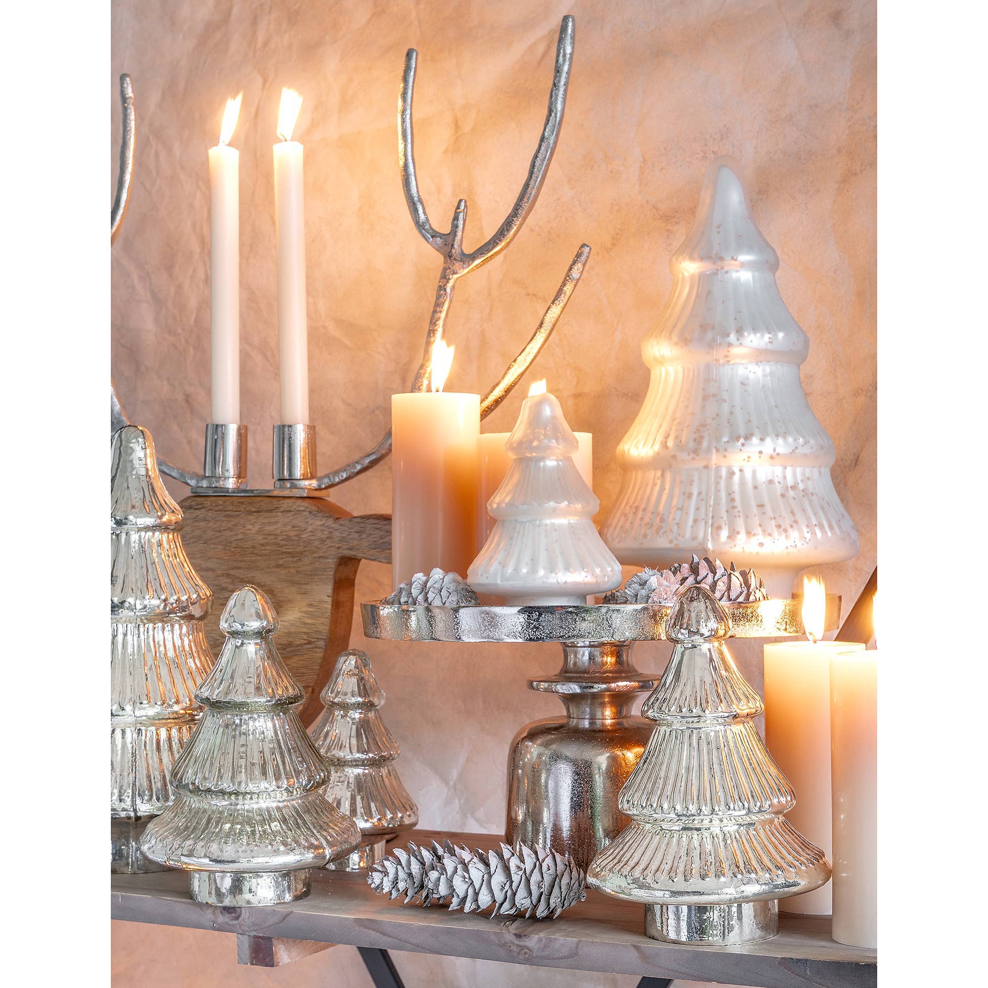 Vosteen - Wholesale Candle Holder - Ostrom 2-flame wooden candle holder, natural1