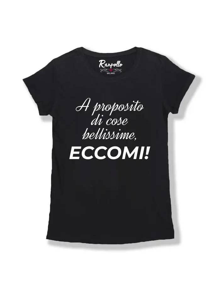 RANPOLLO MILANO - Wholesale Screen Printed T-Shirt - Women's - Here I am4