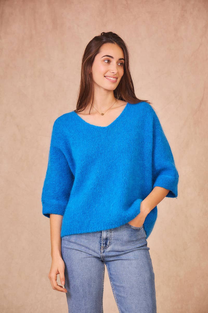 Calie Paris - Venta al por mayor Jersey de punto - Mujer - Suéter elegante de mohair kid14