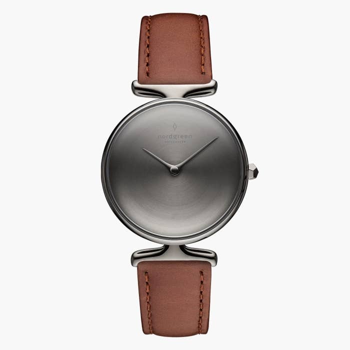 Nordgreen - Wholesale Wrist Watch - Women's - Unika Brushed Metal Dial with Vegan Watch Strap
