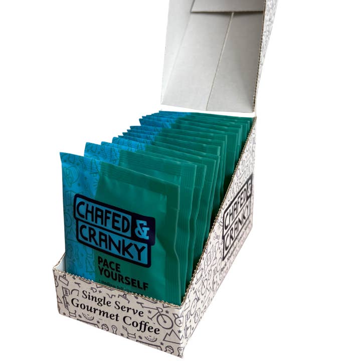 Chafed & Cranky Coffee Co. - Wholesale Ground Coffee - Pace Yourself Pour Over Coffee Single Serve1