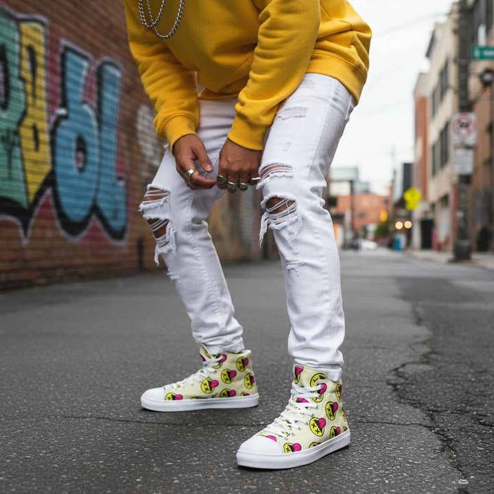 Zapatillas de Lona de Caña Alta IAKAM Sucker Free - Calzado Elegante y Cómodo para Todas las Ocasiones para venta al por mayor de IAKAM