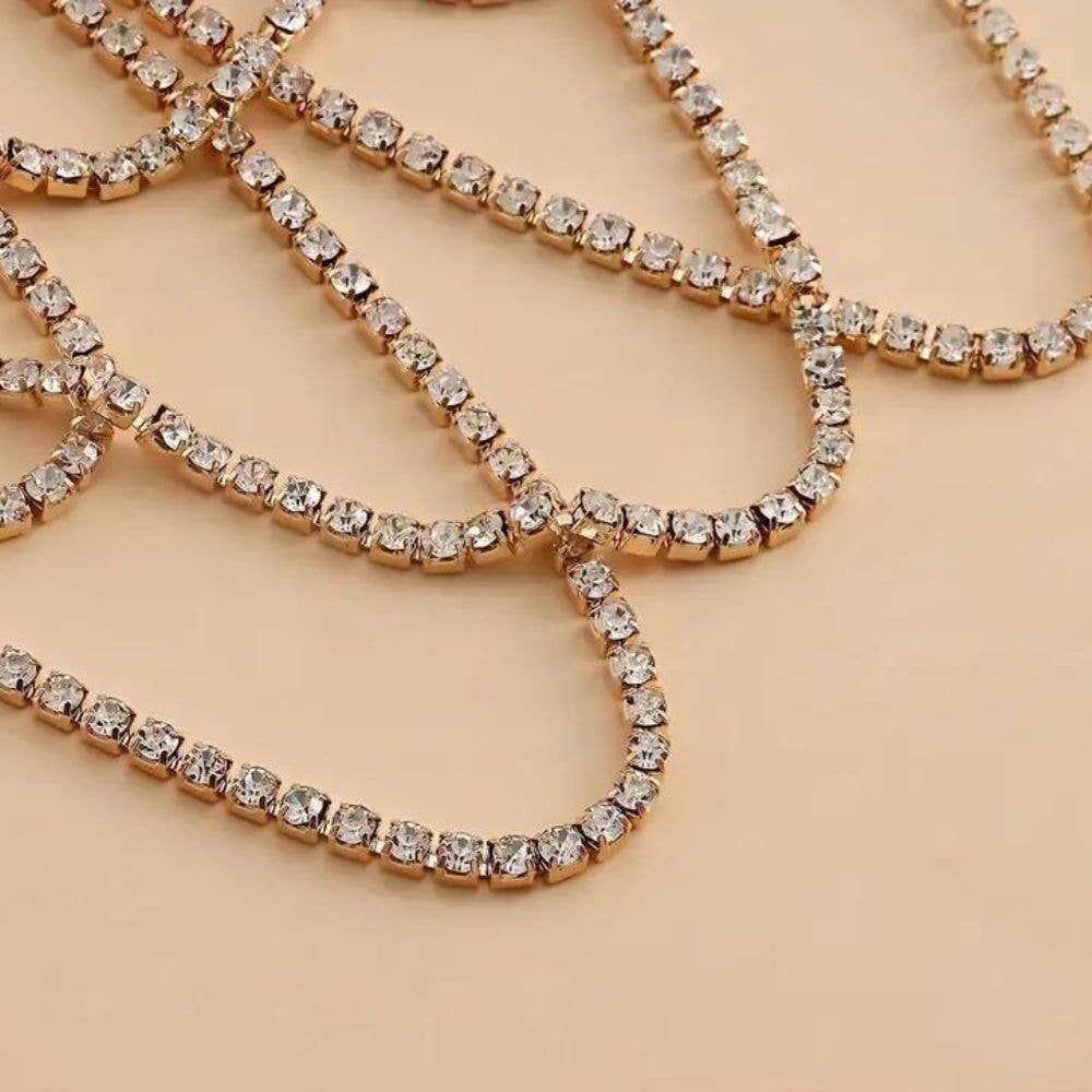 Ashlen - Wholesale Face/Body Chain - DIAMOND THIGH CHAIN (ADJUSTABLE)6