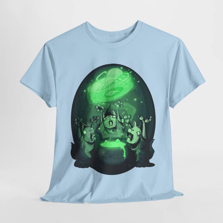 LVB Art – Großhandel T-Shirt (Grafikdruck) – Unisex – Cat Coven Unisex Schweres Baumwoll-T-Shirt4