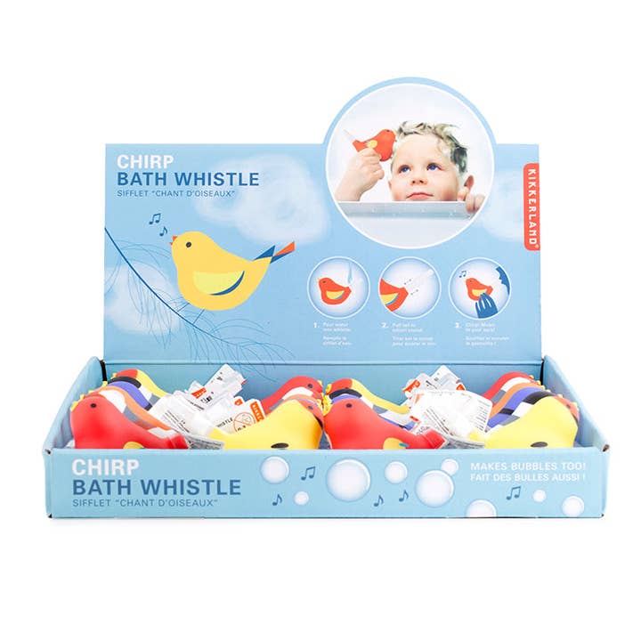 Kikkerland Design Inc - Wholesale Bath Toy - Baby - Bird Whistle