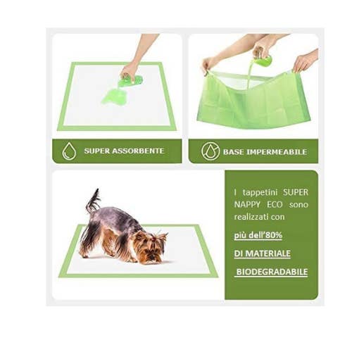 Croci Group – wholesale Pet mat – Dog – Hygienic Pads for Dogs – Eco Super Nappy - Croci