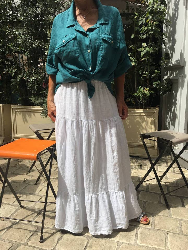 Camisa lino REF: 076 para venta al por mayor de Brin d’été