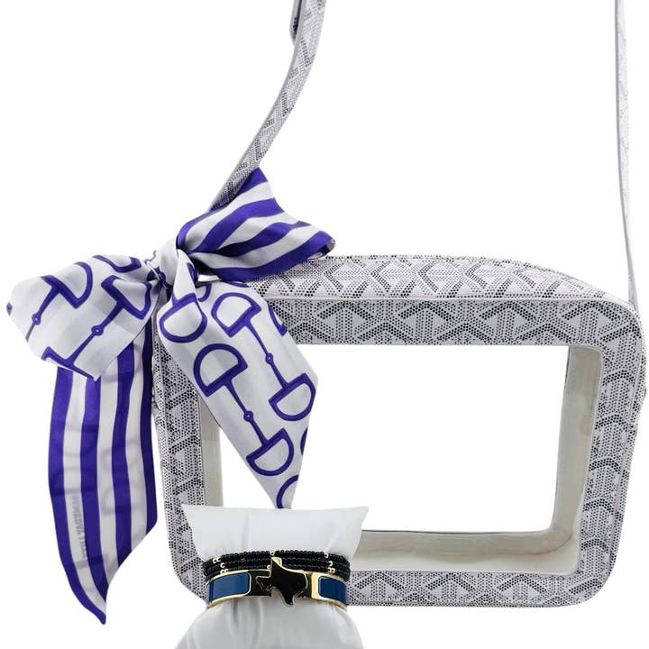 Gameday Luxe - Wholesale Scarf - Women's - The Gameday Signature Scarf -Purple 1