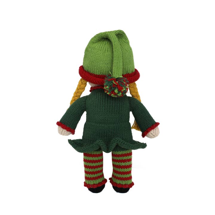 Melange Collection - Wholesale Stuffed/plush toy – Kids & baby - Handmade Knit Elf Girl - Fair Trade Cotton Toy1