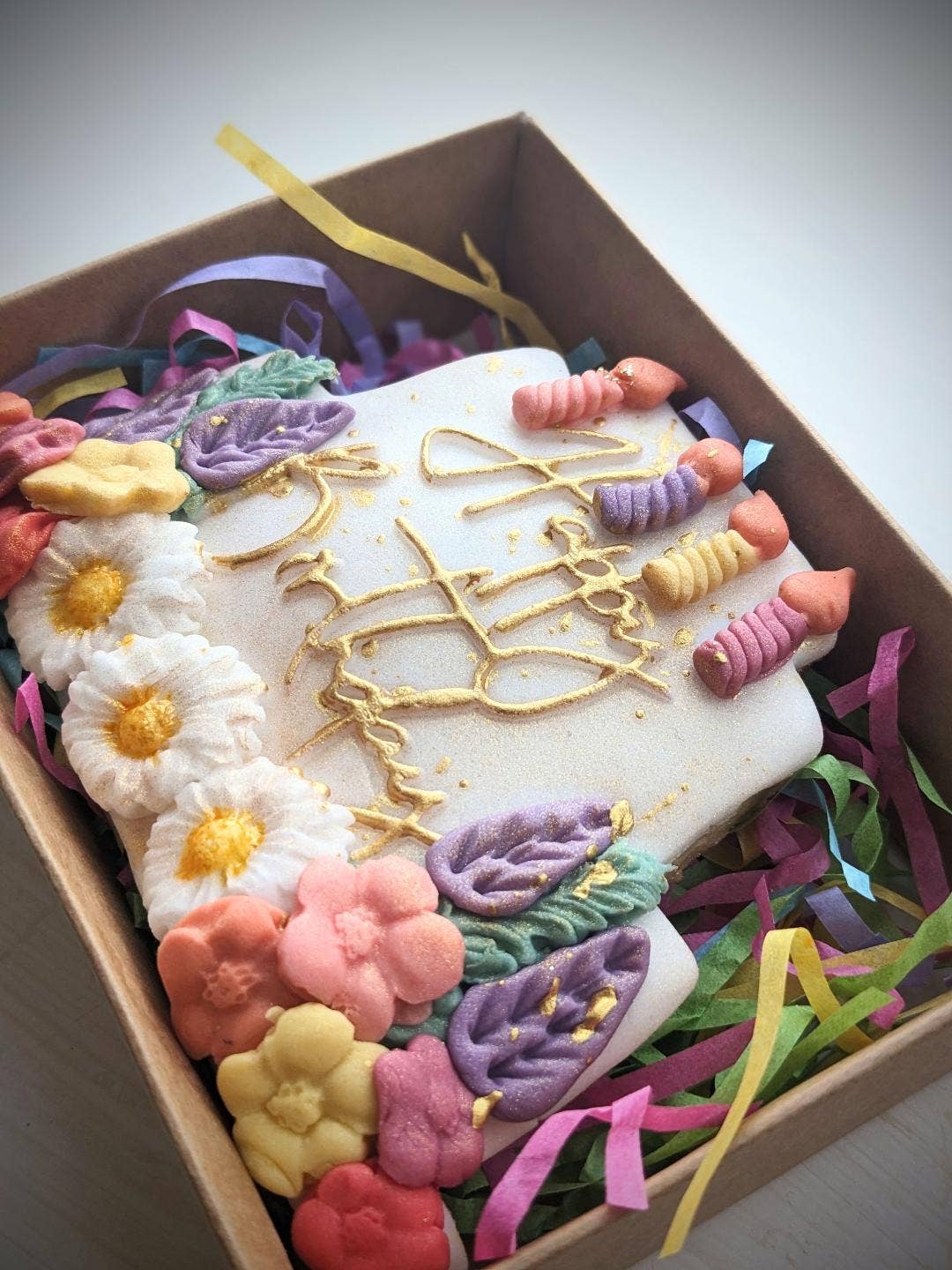 Pink Door Baking Co - Wholesale Cookie - Hand Iced Happy Birthday Cake Biscuit 8