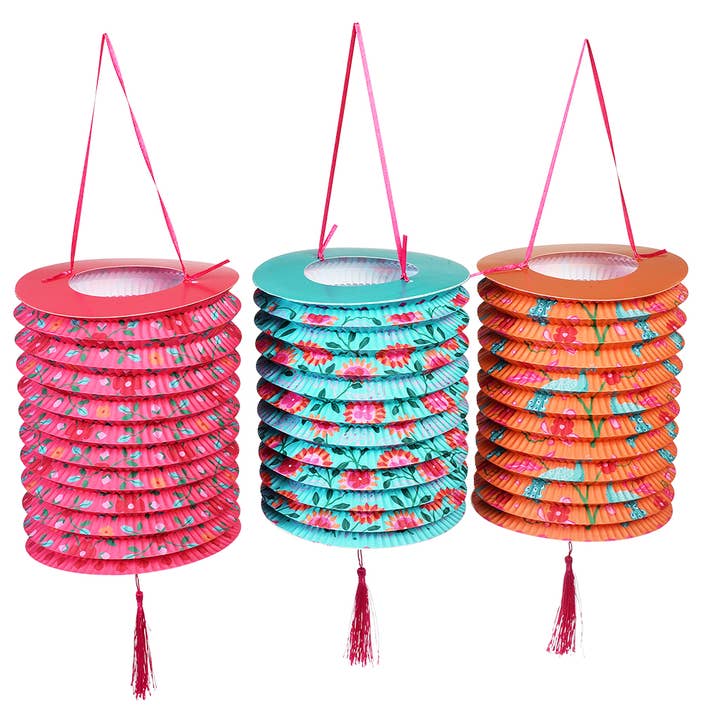 Rex B2B - Europe - Wholesale Lantern - Set of 3 decorative paper lanterns2