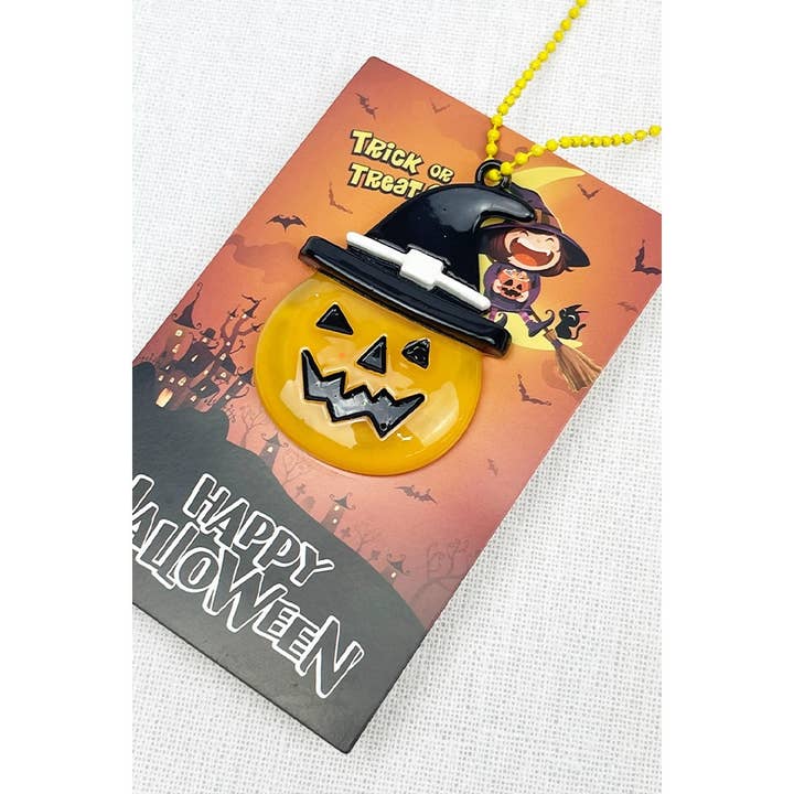 MIX COLOR Halloween Party Favors Halloween Light Up Necklace for wholesale on Faire