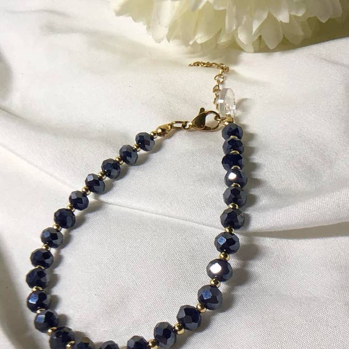 Kimbara Butik - Wholesale Beaded Bracelet - Blueblack Bracelet5