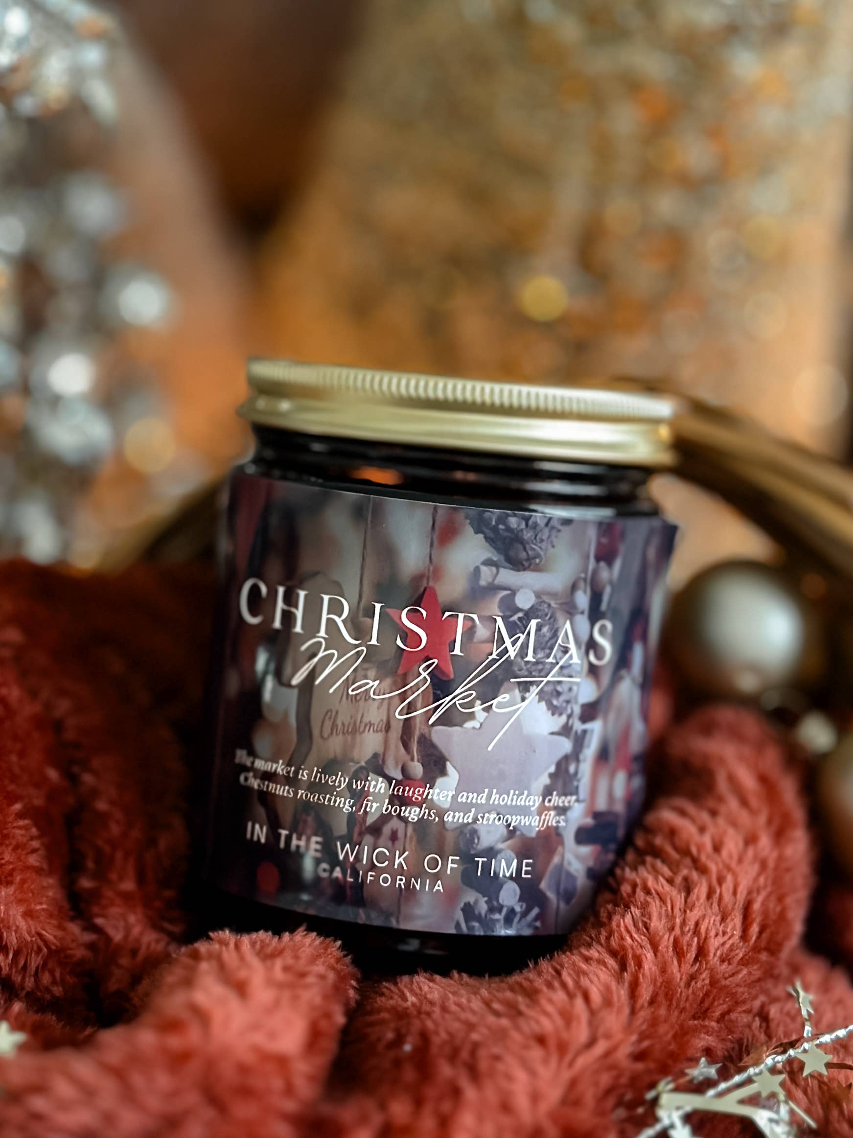 In the Wick of Time - Wholesale Jar/Filled Candle - Christmas Market Candle