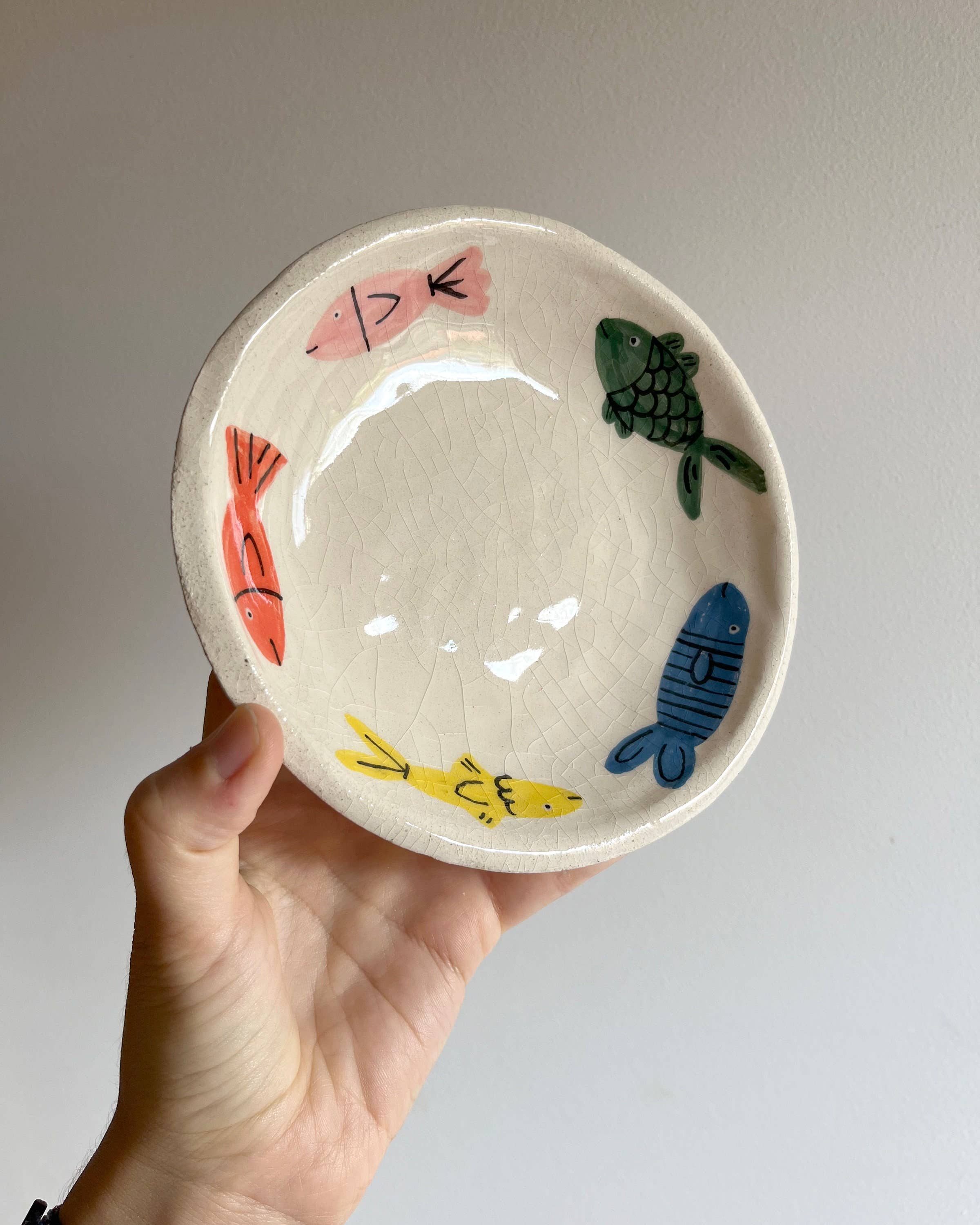 Matilde Horta - Wholesale Decorative Plate/Dish/Bowl - Fish Bowl - Handmade Ceramic Piece - 15x15x4cm7