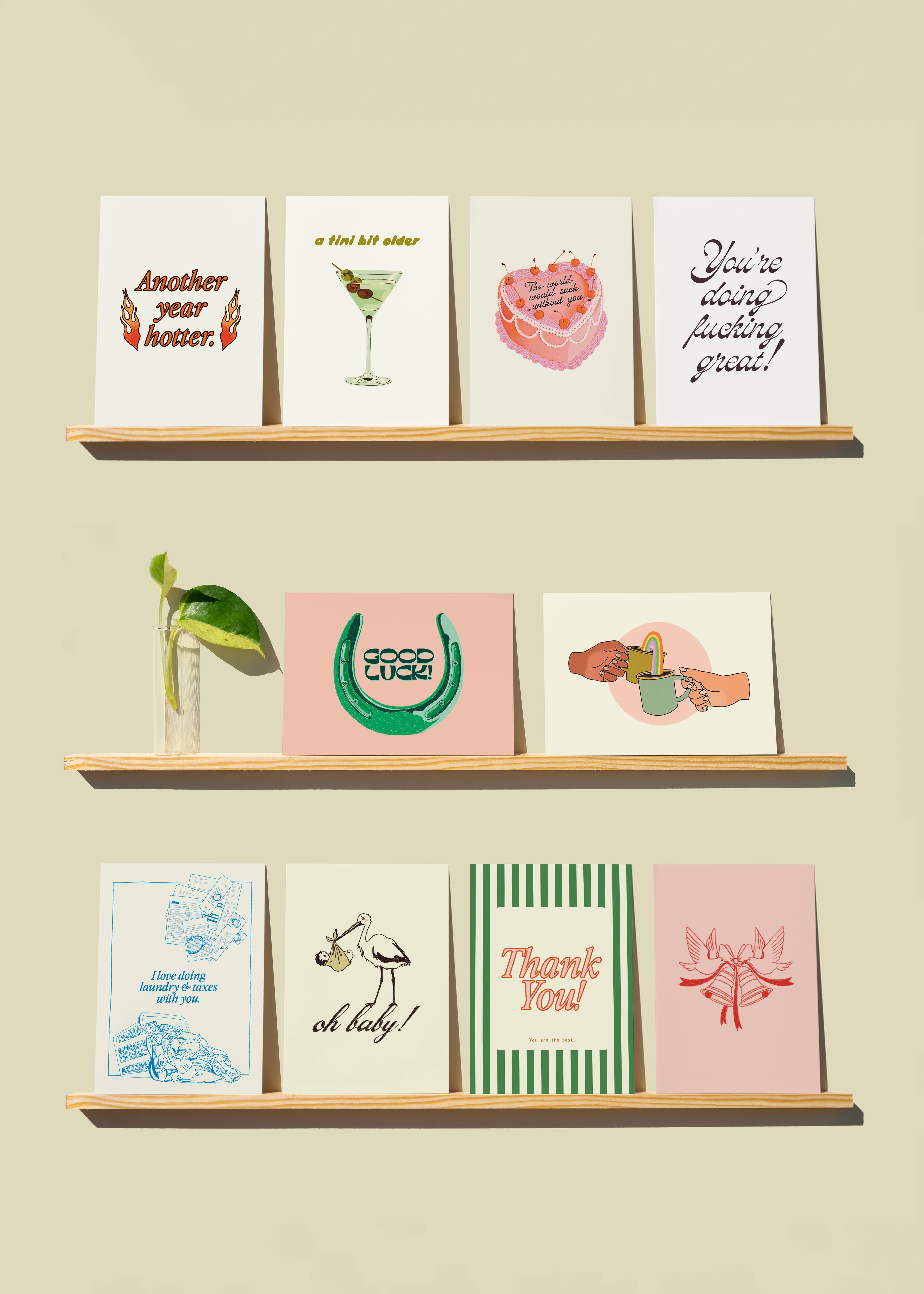 Artbaby & Co. - Wholesale Birthday Card - Another Year Hotter Birthday Greeting Card2