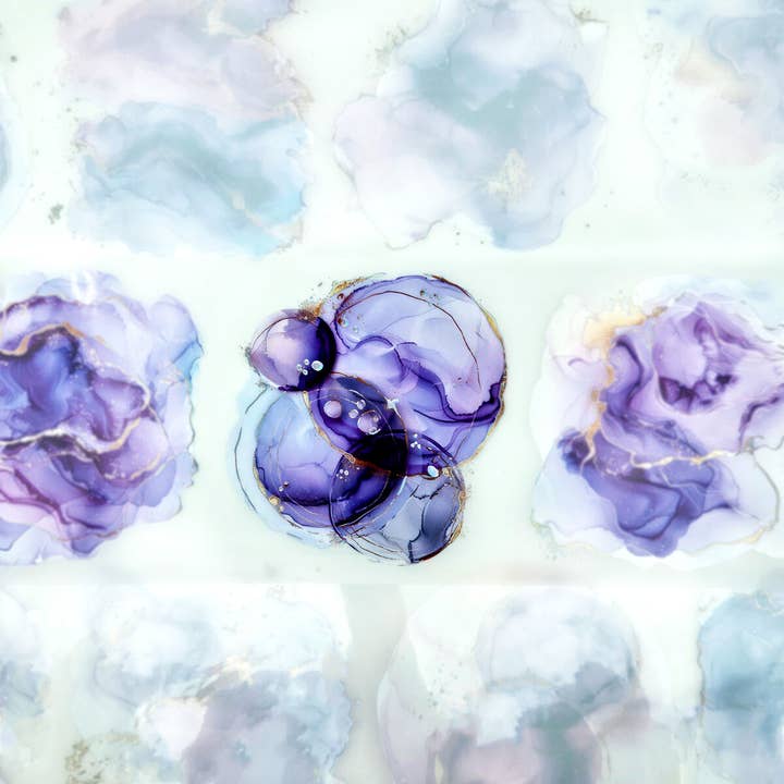 MIC & MIM Premium Paper Shop – wholesale Washitejp – MIC | PET-tejp (Folierad & Präglad) : Purple Splash4