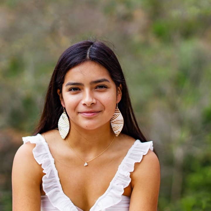 Boucles d'oreilles luxe pour la vente par Sojourn Studio