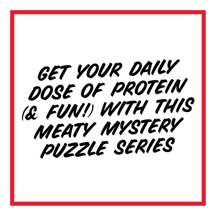 Chronicle Books - Wholesale Puzzle - Adult - Mystery Meat Mini Puzzle CDU of 125