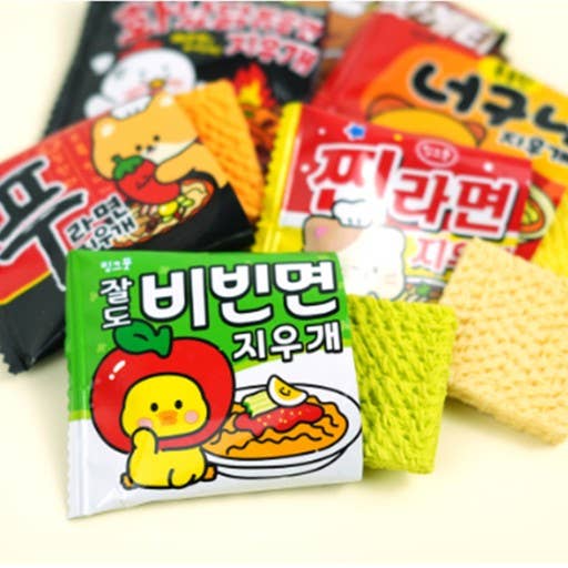 K_Wonderland - Wholesale Eraser - K -Ramen Shape Earaser Pack- Fun, goodybag