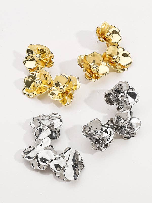 VividLux - Wholesale Dangle Earrings - Flower Shape Earrings Accessories5