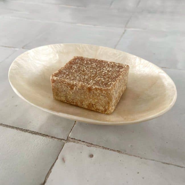 ByBazz - Wholesale Decorative Plate/Dish/Bowl - Schaaltje Schelp Capiz S Goud7