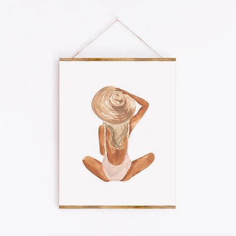 Sabina Fenn - Wholesale Art Print - Beach Girl Blonde Art Print2