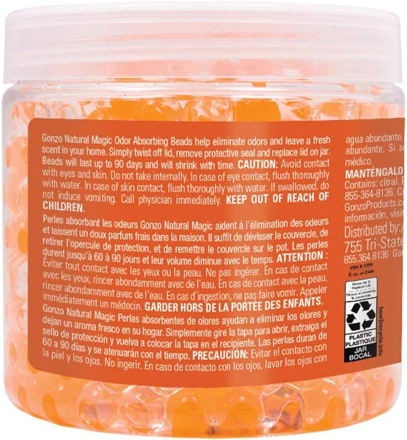 Innovarix - Wholesale Air Freshener - Natural Magic Fragrance Beads - Odor Eliminator, Citrus 12Oz1