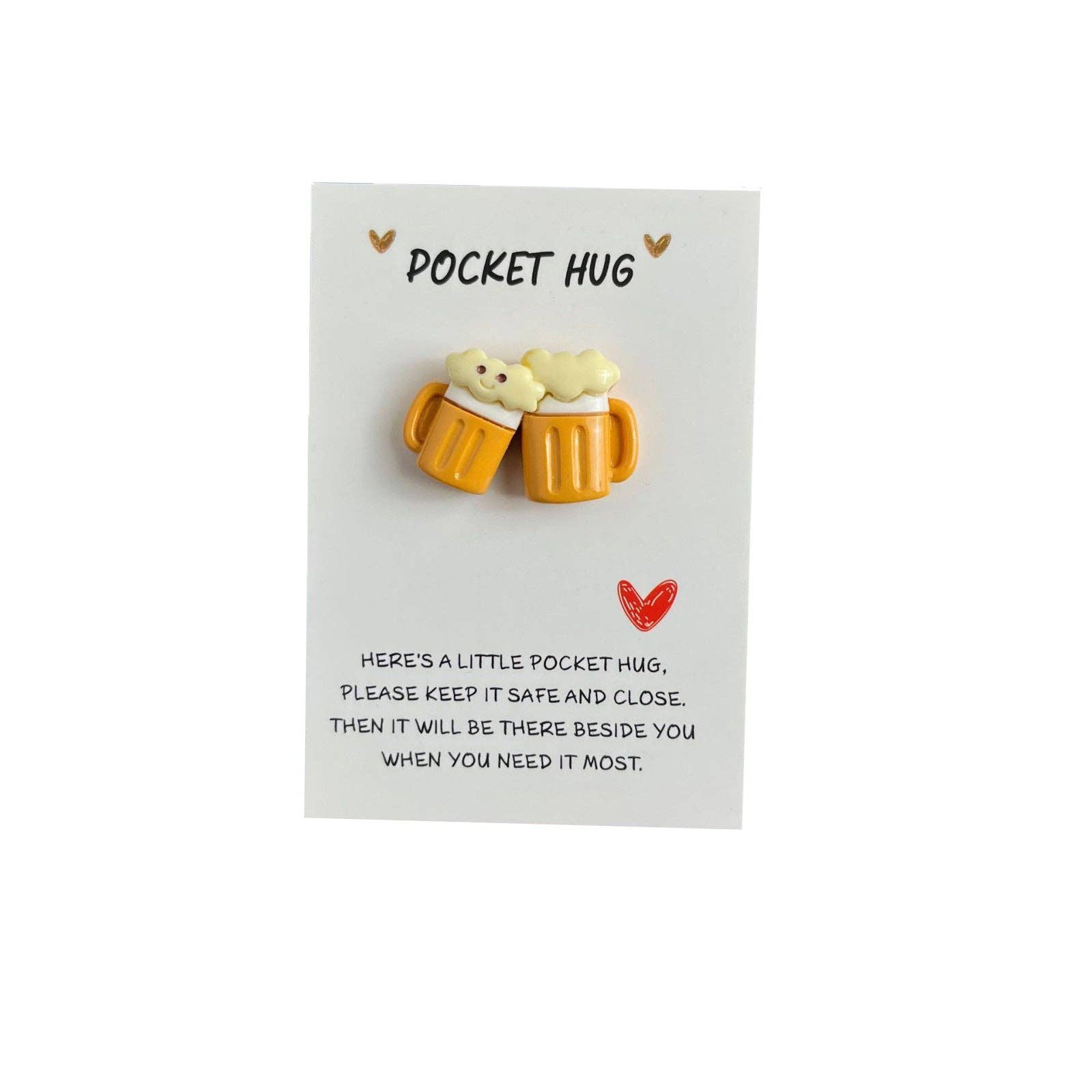 Magia Design - Wholesale Keepsake Coin/Token - Taphug - Pocket Hug Cheers Buddy1