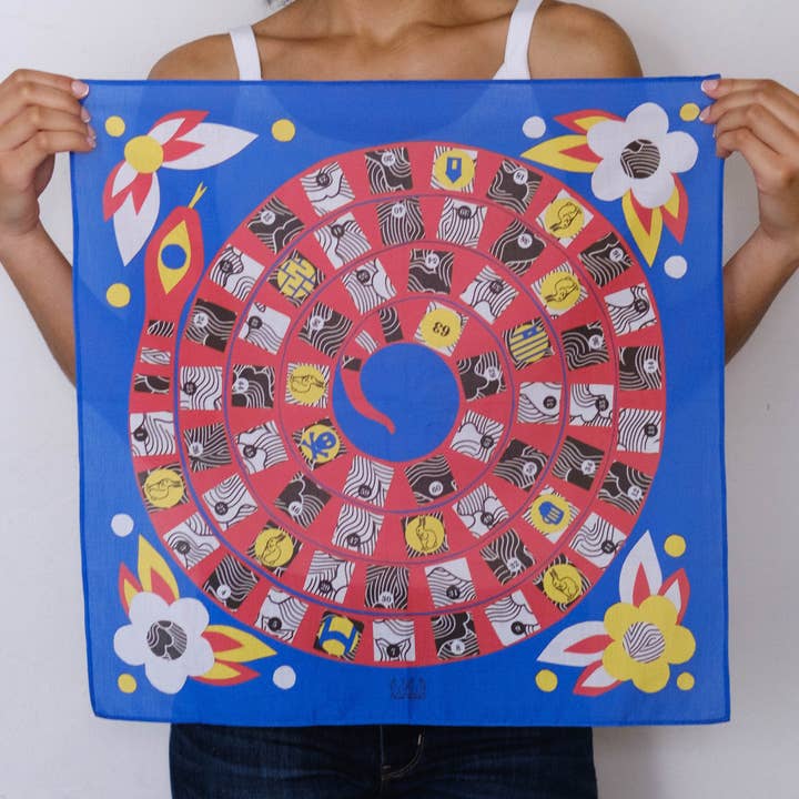 FOUR RABBIT – wholesale Board game – Jack Rabbit Adventure Bandana Board Game1