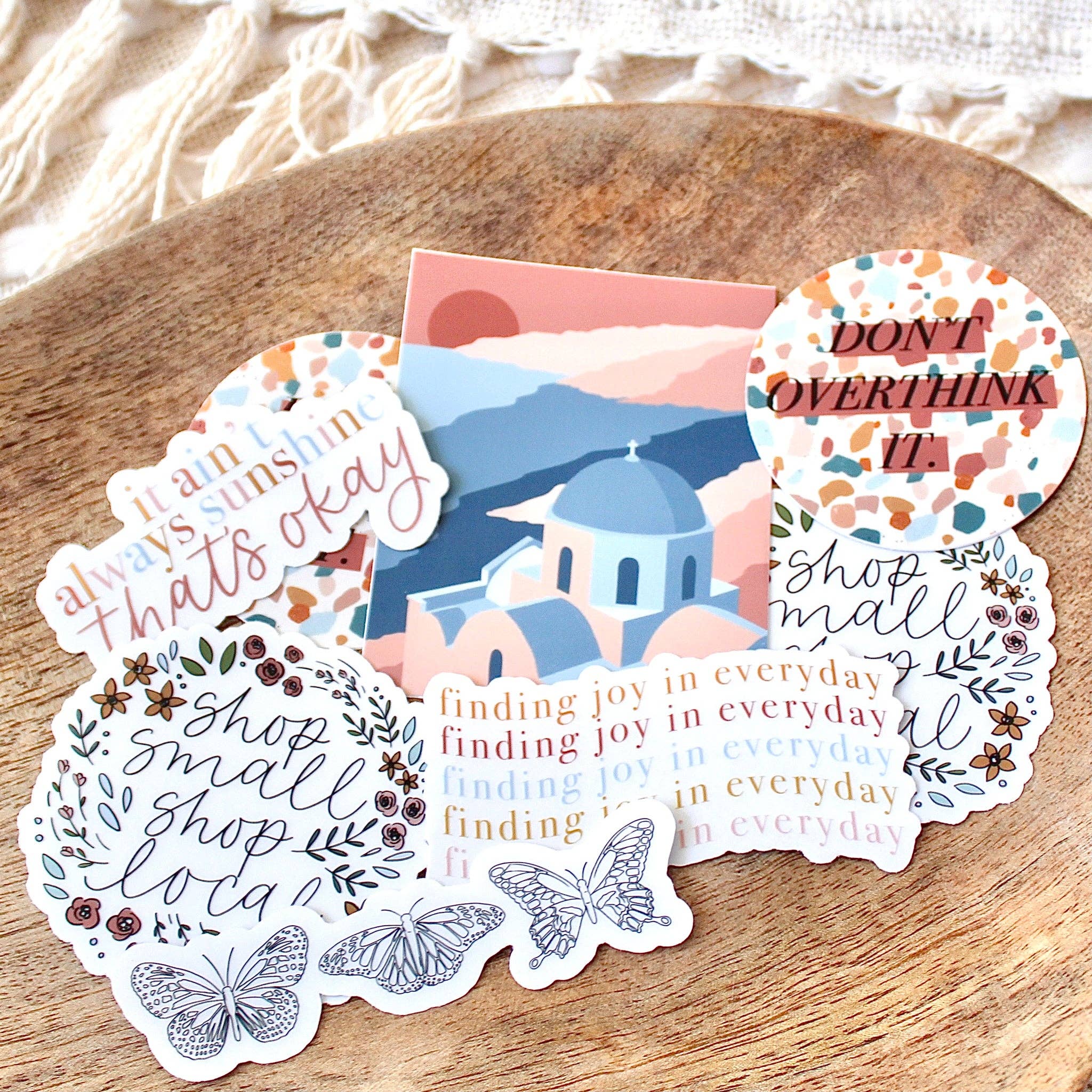 Elyse Breanne Design - Vente Autocollant - Clear Shop Small Shop Local Sticker, 3x3 in.4