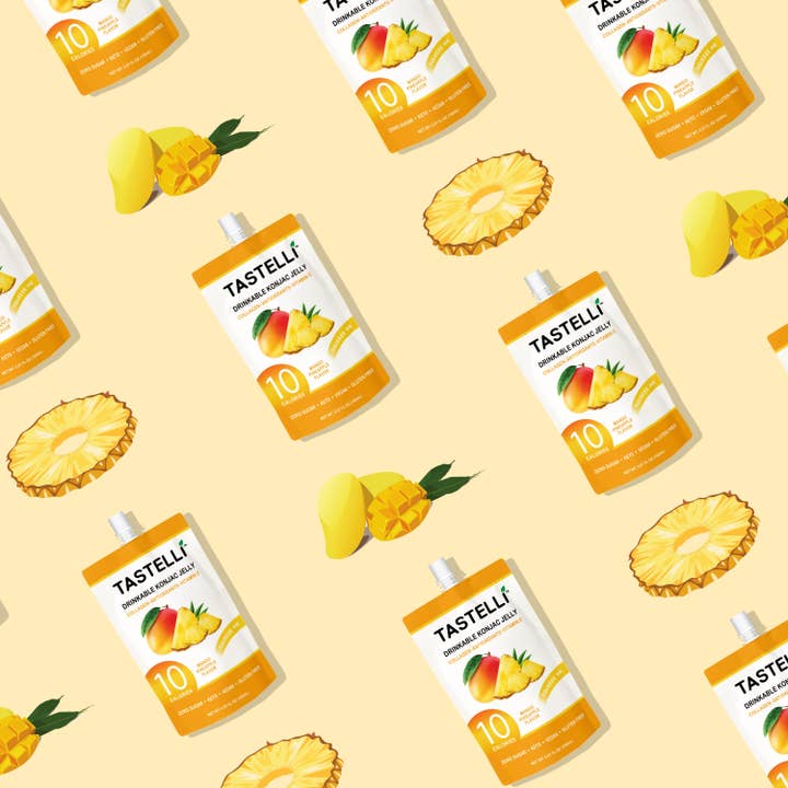 Tastelli - Wholesale Fruit Snacks - Tastelli 10-Calorie Jelly Beverage - Mango Pineapple4