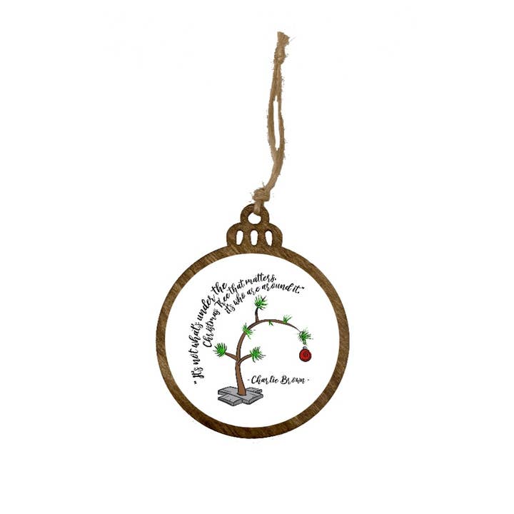 KMR and Company - Wholesale Ornament - Charlie Brown themed Christmas Ornament2