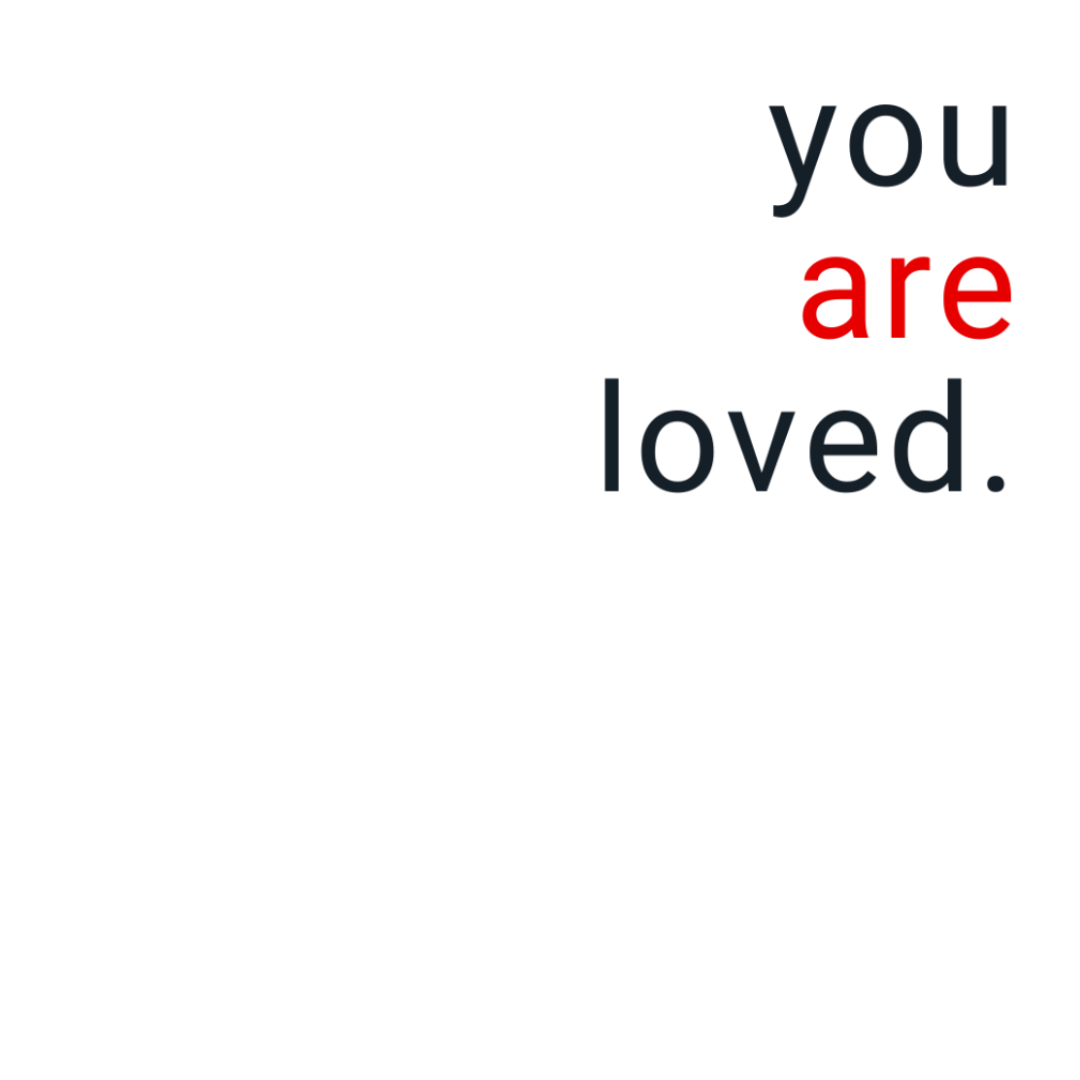 STUDIO LEMONADE - Wholesale Love Card - you are loved. Greeting Card with Kraft Envelope2