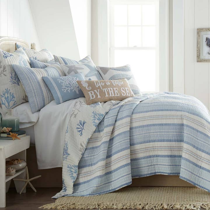 Blue Ipanema Quilt Set for wholesale on Faire2