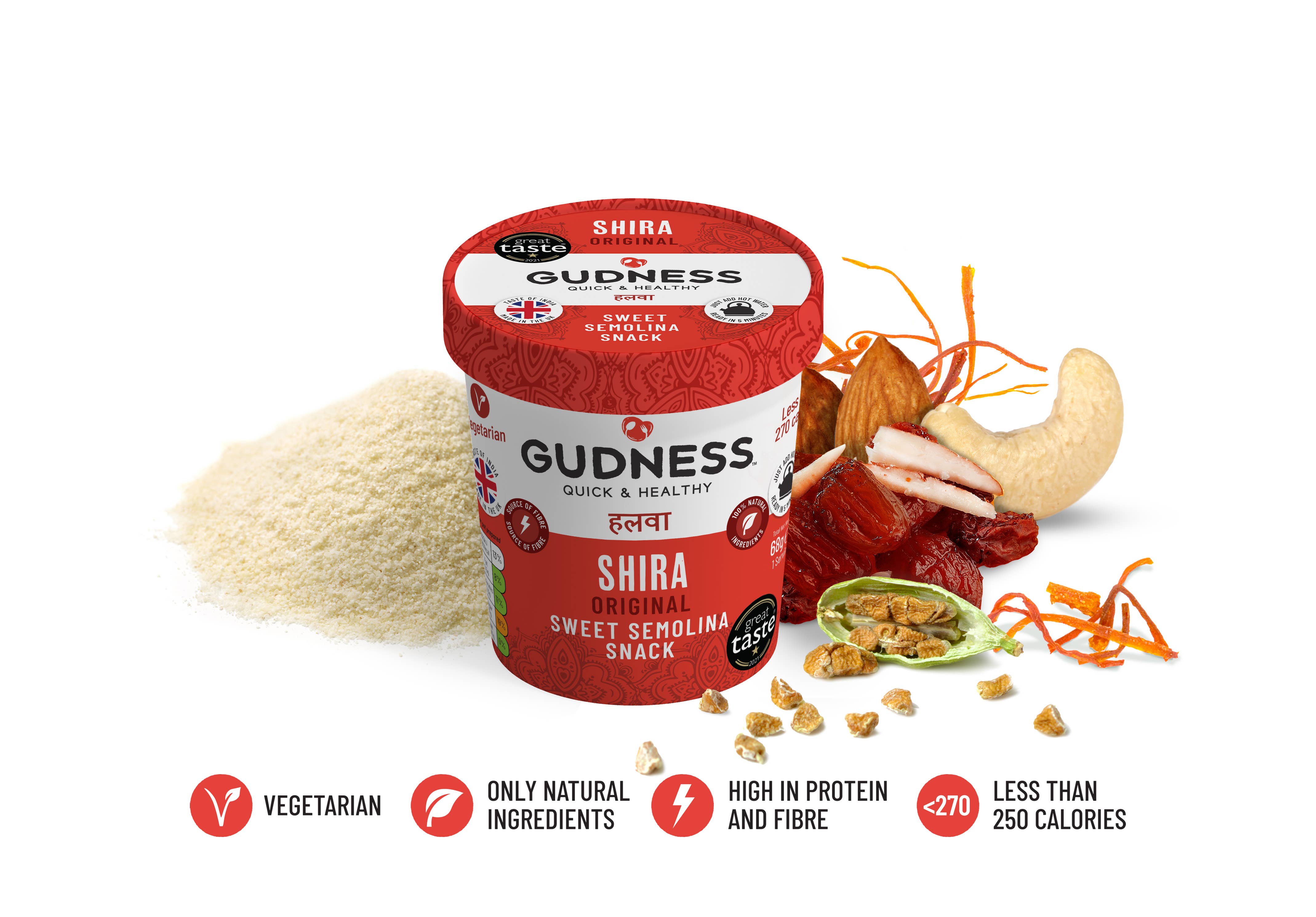 Gudness - Vente Céréales pour le petit-déjeuner - Ensemble pour petit déjeuner/collation Gudness (x 12 pots)7