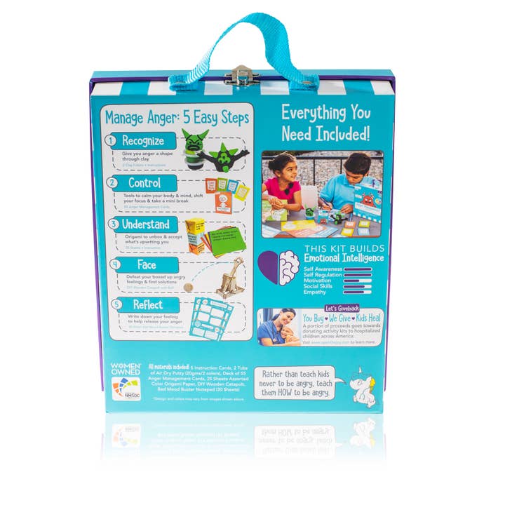 Open The Joy - Wholesale DIY Craft Kit - Kids - Colorful Anger Management Box1