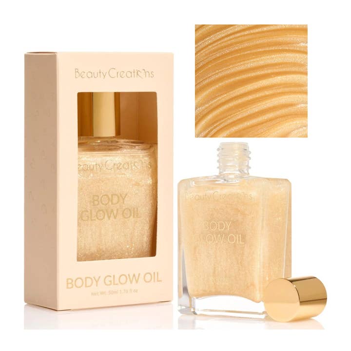 PINEAPPLE Beauty - Wholesale Bath/Body Oil - Beauty Creations GBO-DISPLAY Body Glow Oil - 12pc