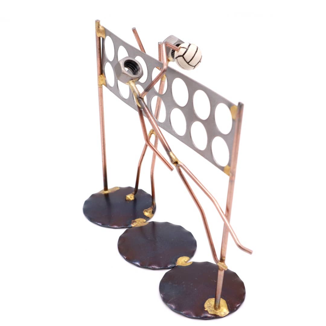 Rock Creek Metal Craft - Wholesale Decorative Figurine - Volleyball Net with Men4