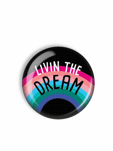 Badge Reel Topper - Livin The Dream - Nurse Gift for wholesale by Snarkynurses